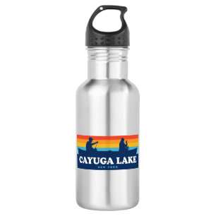 Cayuga Lake New York Canoe Edelstahlflasche