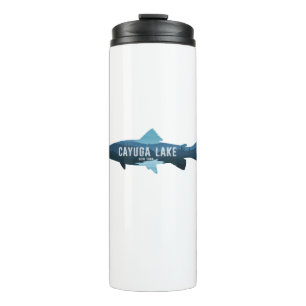 Cayuga Lake New York Fish Thermosbecher
