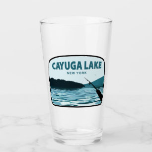Cayuga Lake New York Fishing Rod Glas