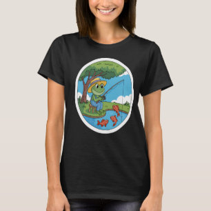 Cayuga-See NY Retro-Sonnenuntergang T-Shirt