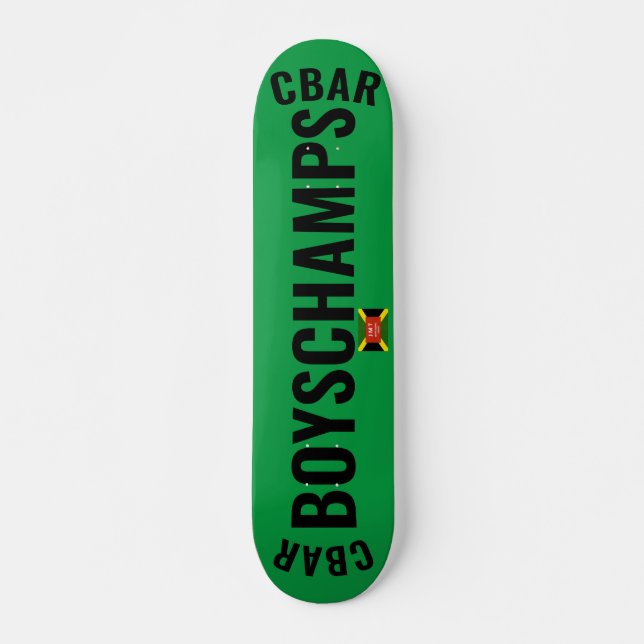 CBAR BOYSCHAMPS Skateboard, 7¾" Deck Skateboard (Vorne)