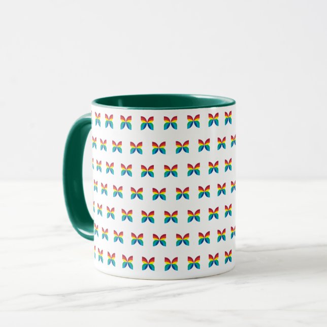 CBC 1966 Logo-Muster Combo-Tasse Tasse (Vorderseite Links)