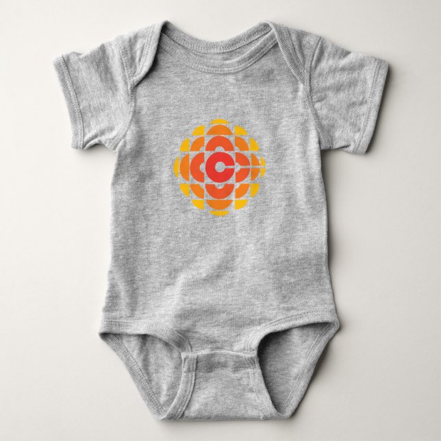CBC 1974 Logo Baby Bodysuit Baby Strampler (Vorderseite)