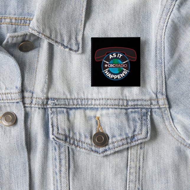 CBC As It Happens Button (Beispiel)