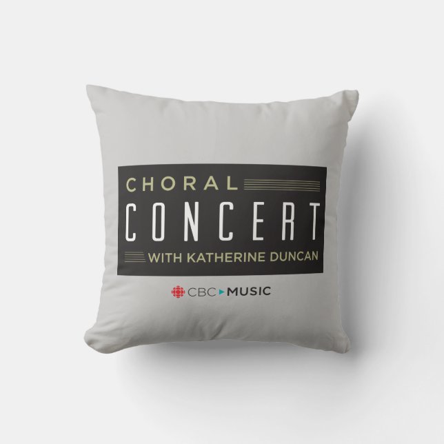 CBC Choral Concert Kissen (Vorderseite)