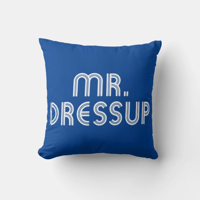 CBC Herr Dressup Title Graphic Kissen (Vorderseite)