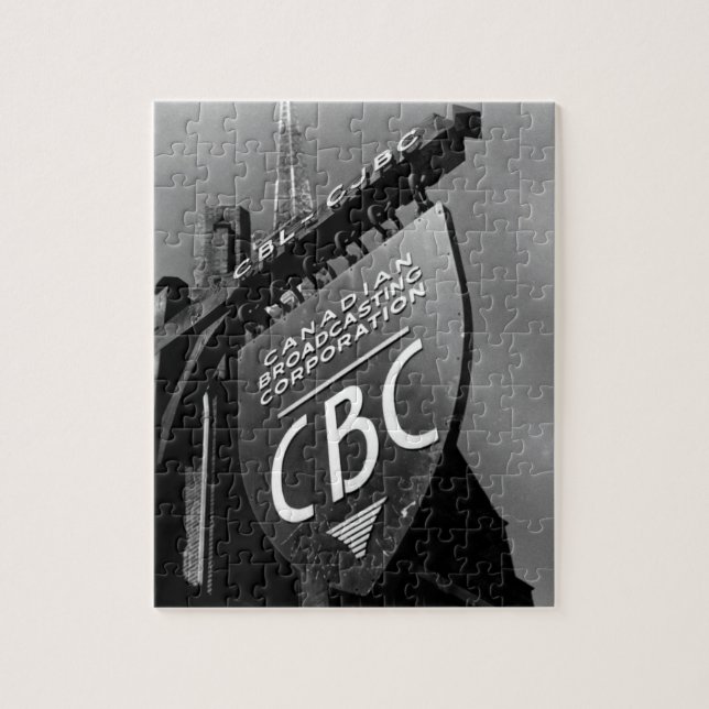 CBC Jarvis Street Sign (1940er) (Vertikal)