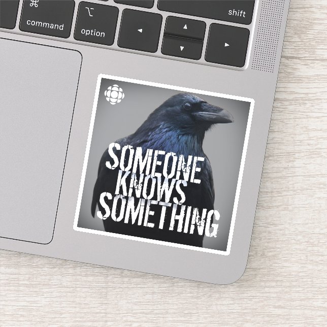 CBC Jemand weiß etwas Aufkleber (Detail)