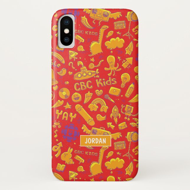CBC Kids Muster Personalisiert Phone Case (Rückseite)