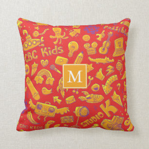 CBC Kids Pattern Monogram Pillow Kissen