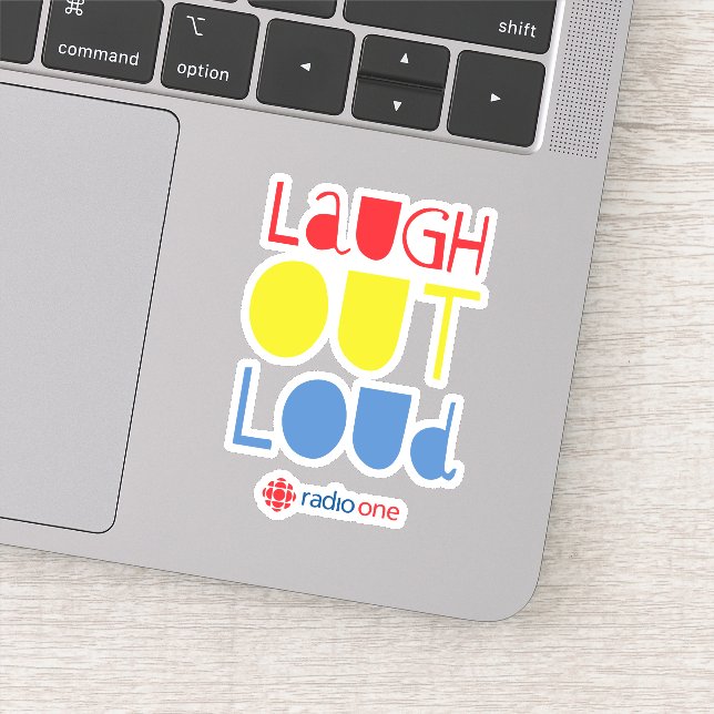 CBC Laugh Out Loud Aufkleber (Detail)