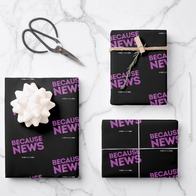 CBC: News Geschenkpapier Set (Vorderseite)