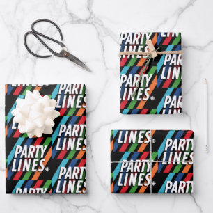 CBC Party Lines Geschenkpapier Set