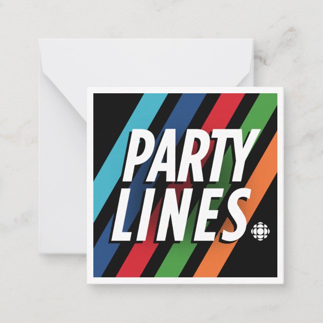 CBC Party Lines Mitteilungskarte (Vorderseite)