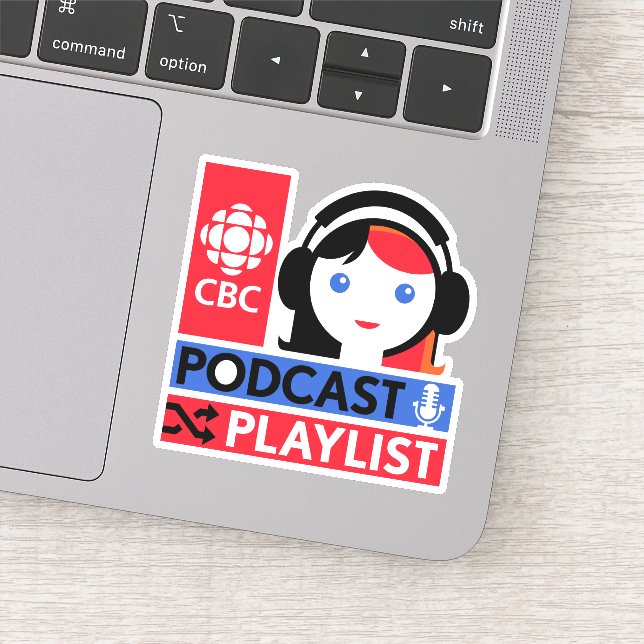 CBC Podcast Playlist Aufkleber (Detail)