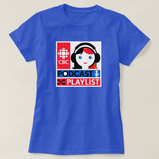 CBC Podcast Playlist T-Shirt (Design vorne)