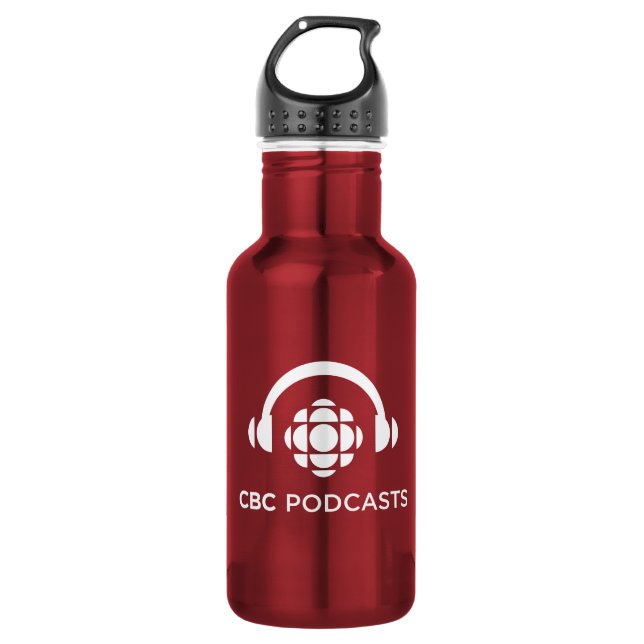 CBC Podcasts Wasserflasche (Vorderseite)