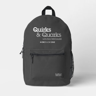 CBC Quirks & Quarks Bedruckter Rucksack