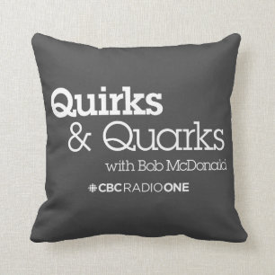 CBC Quirks & Quarks Kissen