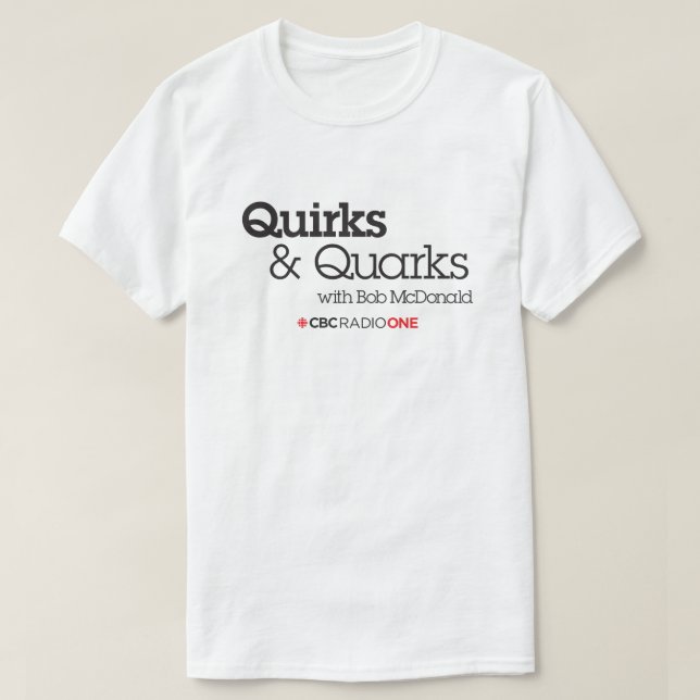 CBC Quirks & Quarks T-Shirt (Design vorne)