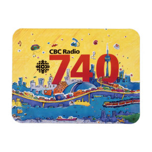 CBC Radio 740 - 1980 Promo-Grafik Magnet