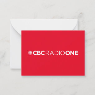 CBC Radio One Mitteilungskarte