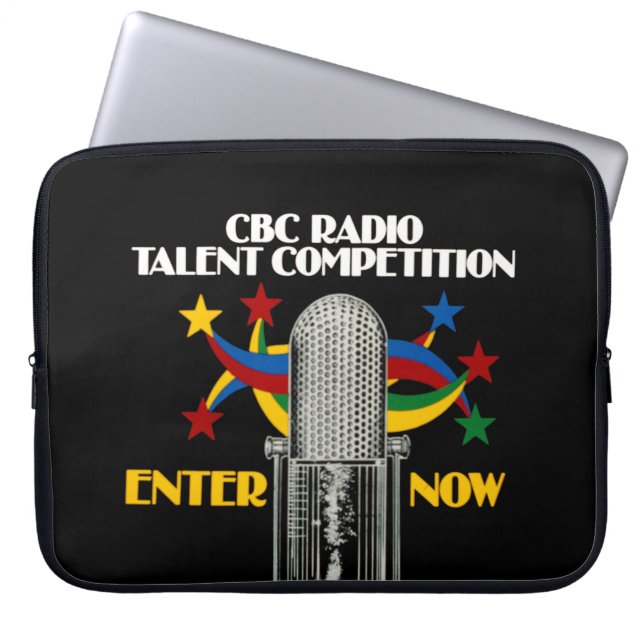 CBC Radio Talent Competition - promo Laptopschutzhülle (Vorderseite)