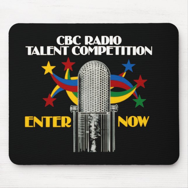 CBC Radio Talent Competition - promo Mousepad (Vorne)