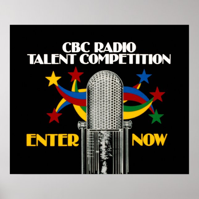CBC Radio Talent Competition - promo Poster (Vorne)