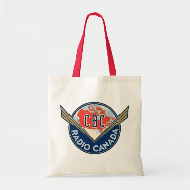 CBC Retro-Logo der 40er Jahre Tragetasche (Vorne)