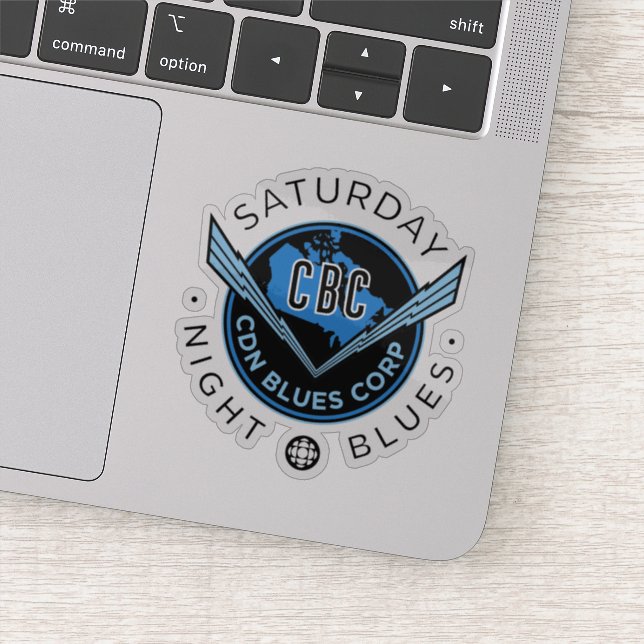 CBC Saturday Night Blues Aufkleber (Detail)
