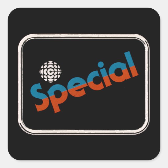 CBC Special - Promo-Grafik 1978 Quadratischer Aufkleber (Vorderseite)