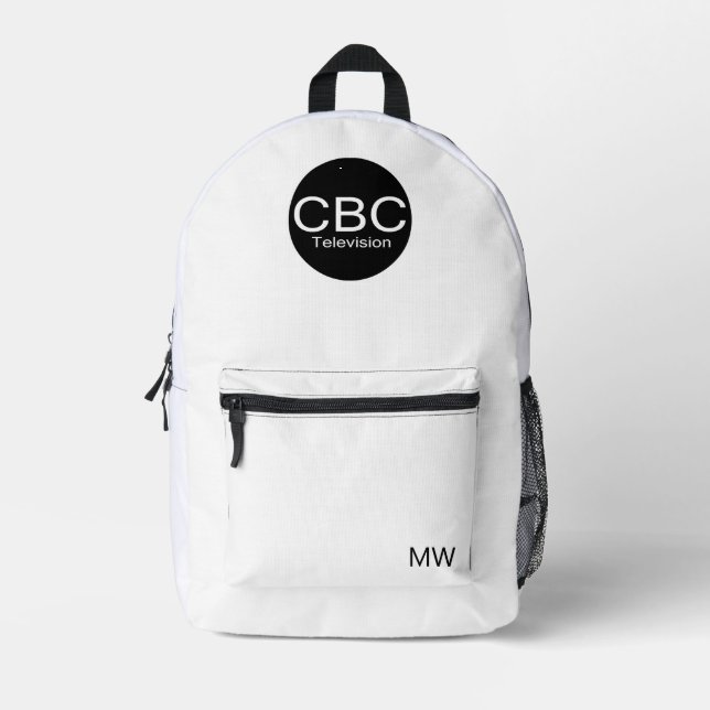 CBC TV Alt-Logo Bedruckter Rucksack (Vorderseite)