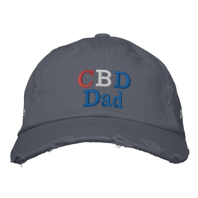 CBD-Vater Bestickte Baseballkappe (Vorderseite)