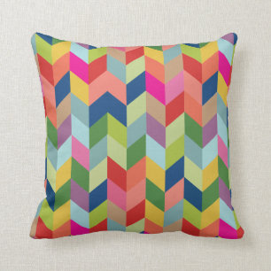 CBendel Colorful Modern Herringbone Throw Kissen