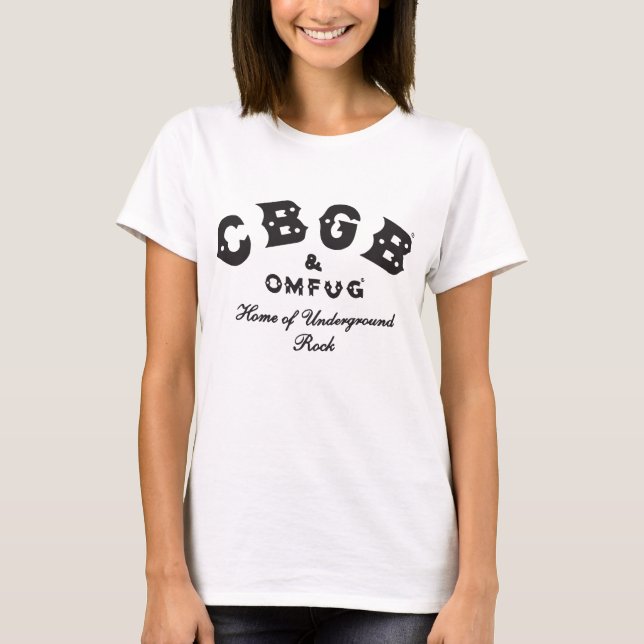 Cbgb Omfug Raglan-Punkfelsen-CBS-Untergrund Baseba T-Shirt (Vorderseite)