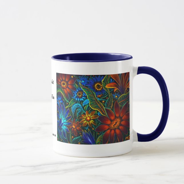 CBjork Avatara-Blumenmuster Tasse (Rechts)