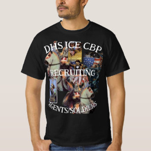 CBP rekrutiert Zoll Grenzpatrouille Geburtsnation T-Shirt