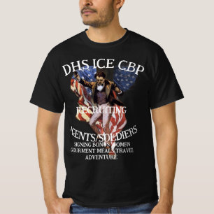 CBP rekrutiert Zoll Grenzpatrouille Geburtsnation T-Shirt