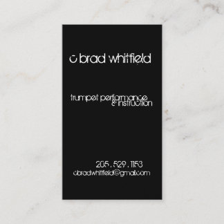 cbrad bizcard #1 visitenkarte