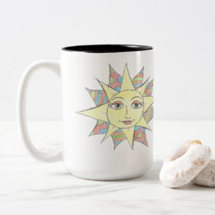 CBS Sunday Morning Sun - Mai 2026 Zweifarbige Tasse