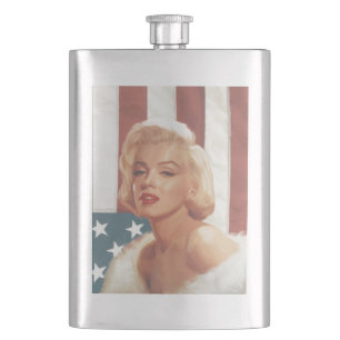 CC15 Marilyn Flagge ZAZZ Flachmann