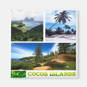 CC - Cocos Islands and Keeling - Mosaik Magnet