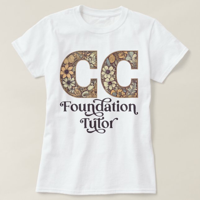 CC Foundations Tutor Classical Conversation T-Shirt (Design vorne)