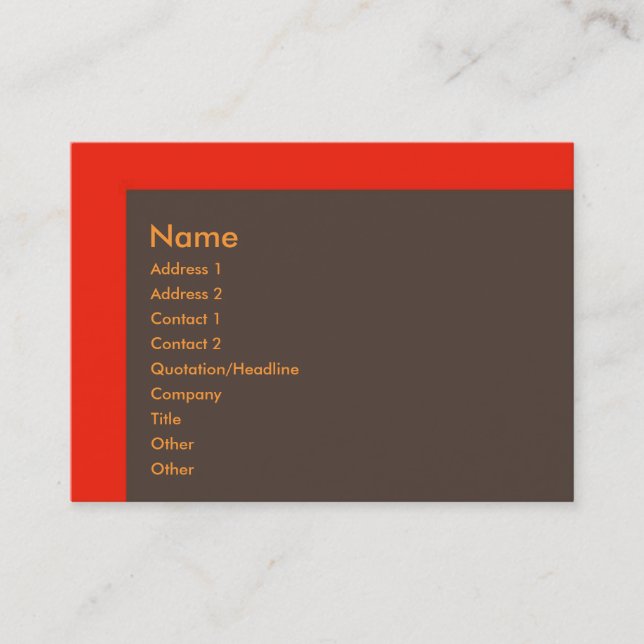 CC-Visitenkarte Visitenkarte (Vorderseite)