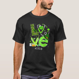 CCA Nurse Life Liebe Lucky St Patrick Day RN Nurse T-Shirt