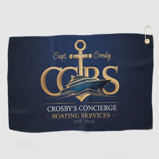 CCBS Merch. Nautic Golf Towel Golfhandtuch