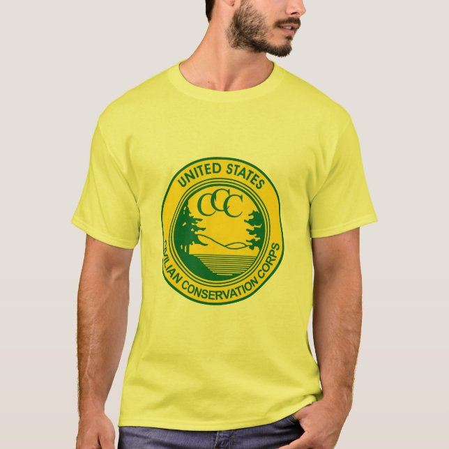 Ccc-Zivilerhaltungs-Korps Gedenk T-Shirt (Vorderseite)