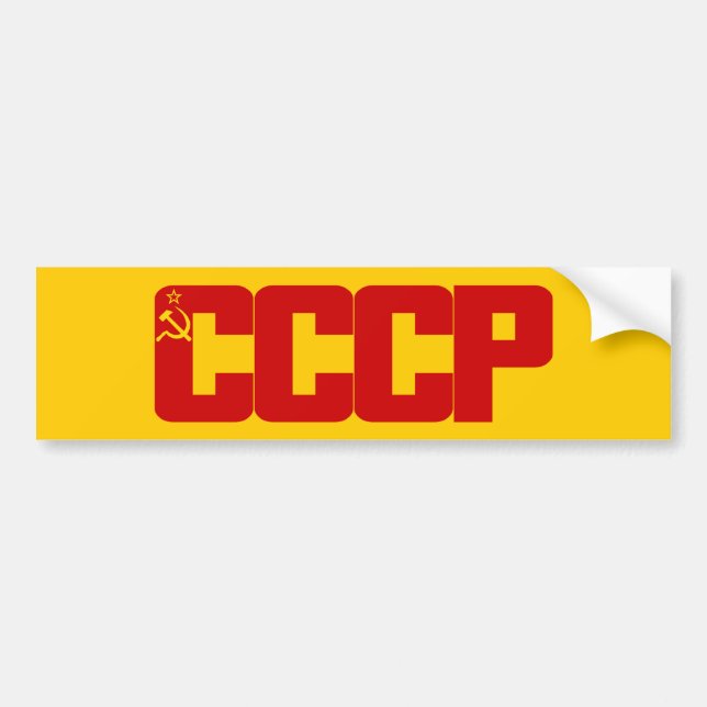 CCCP Autoaufkleber (Vorne)