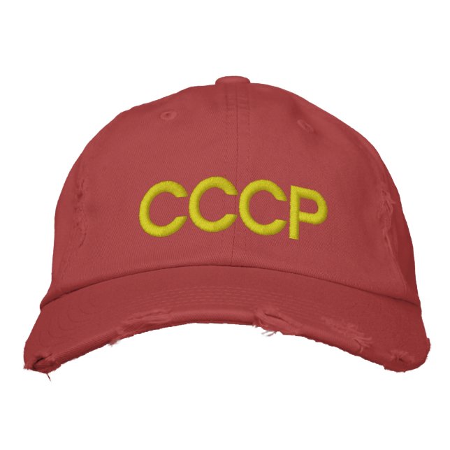 CCCP BESTICKTE BASEBALLKAPPE (Vorderseite)